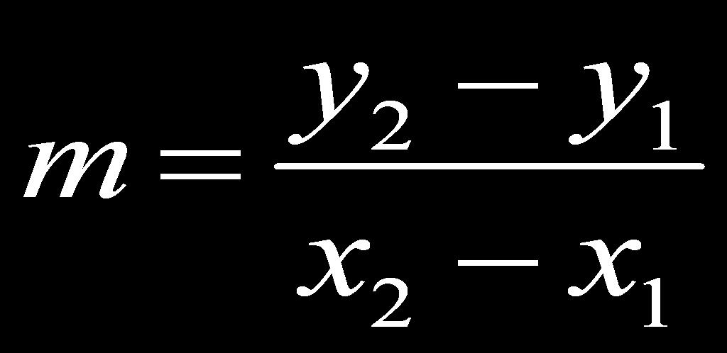 There is a way we can re write the slope formula so that the "y" values are isolated on one side of the equation Hay una