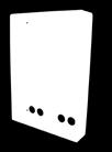 821/AL 11280821 Caja de superficie para placa de 1 (An) x 2 (Al) módulos. Precisa caja de empotrar CE620. 49,80 Dimensiones: 150(An) x 277(Al) x 61(P) mm.