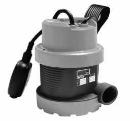 SERIE: D Electrobombas sumergibles de achique 8 180 max. (l/min) Electrobombas sumergibles para bombeo de aguas de drenaje.