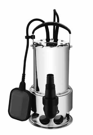 SERIE: XKS-SW Electrobombas sumergibles para aguas residuales 11 260 max. (l/min) Bombas sumergibles para drenajes de aguas sucias que contengas sólidos en suspensión.