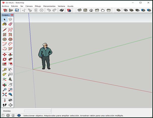 TEMA 3: DIBUJO 3D POR ORDENADOR CON SKETCHUP SketchUp es un programa de diseño gráfico y modelado en tres dimensiones (3D) basado en dibujar las caras de un objeto y luego dar volumen. 1.