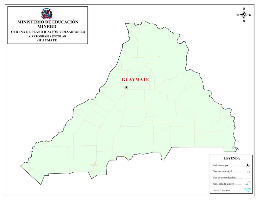 Municipio Guaymate Caracterización general SECTOR Planteles Aulas Centros Secciones Docentes