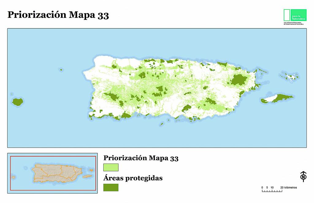 Mapa 33: Áreas con Prioridad de