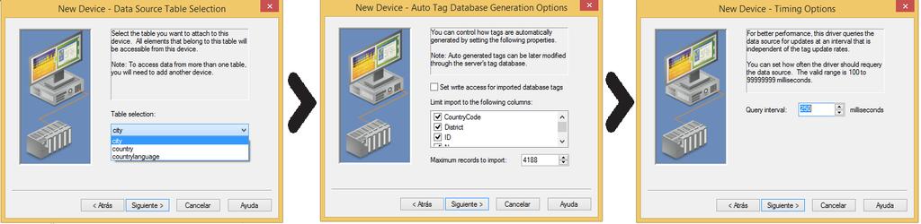 1. Fixed Table Permite acceder directamente a cada item en la ODBC data source table.