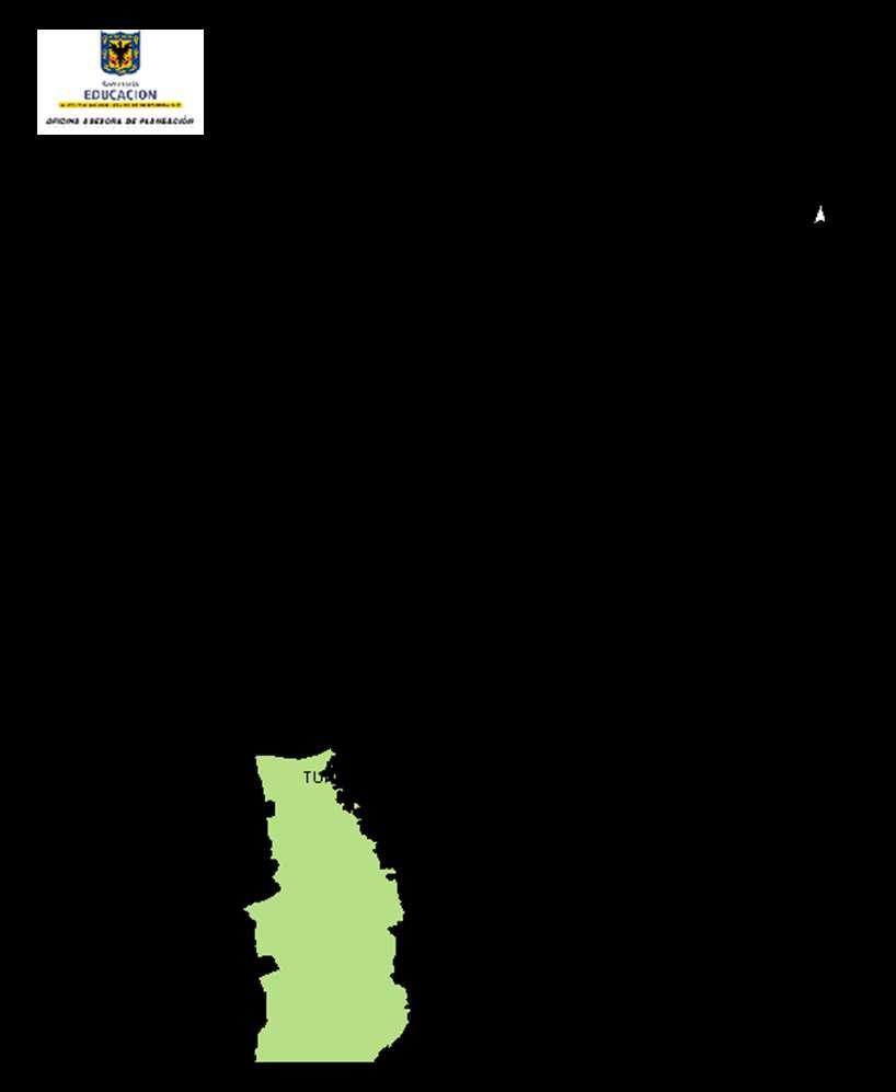 Ilustración 1. Mapa de la ubicación general de la localidad Fuente: Sistema de Georeferenciación.