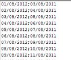 2) Busque el archivo que contenga las fechas que quiera comparar para añadirlas a la tabla. 3) Clic en GUARDAR.