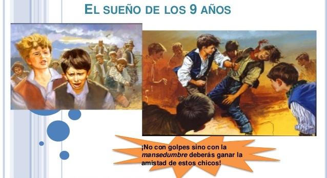 NO CON GOLPES (youtube) (Don Bosco, el Musical 1988) CALVO SOTELO. Colegio de la Diputacio n de A Corun a. Juan, así no. Ni la fuerza, ni la violencia abren el corazón.