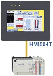 Un puerto auxiliar RS-232 esta disponible (Excepto por la pantalla HMI504T) para conectar un segundo PLC o controlador.
