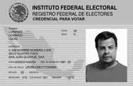 para que una persona pueda votar. 1 Documento que sirve para identificar a una persona desde su nacimiento.