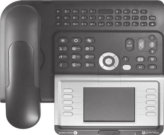 Alcatel-Lucent IP Touch 408 Auricular telefónico (posibilidad de microteléfono inalámbrico Bluetooth únicamente con Alcatel-Lucent IP Touch 408 Phone) Descubrir su teléfono Ajuste de la inclinación