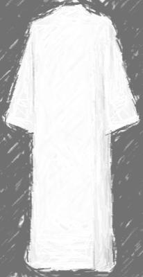 El alba es un ornamento de tela blanca, parecido a una camisa, pero mucho más largo, pues llega hasta los pies. Lo usan los obispos, los sacerdotes y los diáconos.