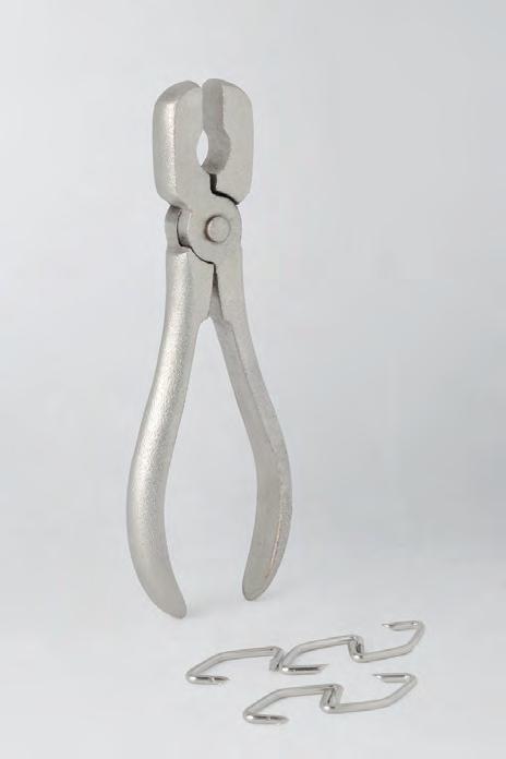 Pliers for inserting suture staples. REF.