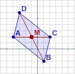 AB: M(2, -1,5) BC: N(7,5, 3) CD: P(6,5, 2,5) AD: Q(1, 2,5) = = (5,5, 0) = = (-1,4) 8. = (3, 0) 9. 2 2 10. = -7 = 41 = 13 cos (,) =-0,3032 angle=107,65º 11.
