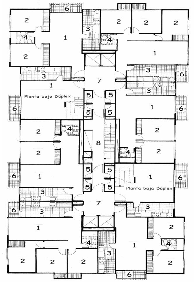 Las características de los modelos son las siguientes: 1,0 Costo de una vivienda multifamiliar Modelo 1: edificio multifamiliar, en torre. Planta baja y 14 pisos, con un total de 98 departamentos.