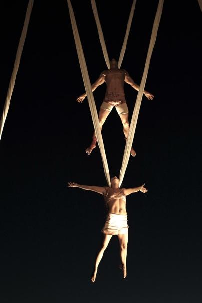 -Diferentes espectáculos de circo de distintas disciplinas: Malabares, telas y trapecio, equilibrios y acrobacias y espectáculos de títeres.