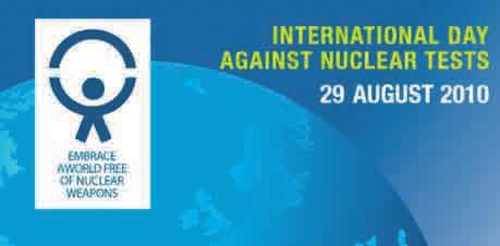 documento final, los Estados parte reafirman el papel esencial del Tratado de Prohibición Completa de los Ensayos Nucleares para el régimen de desarme y no proliferación nucleares, así como la vital