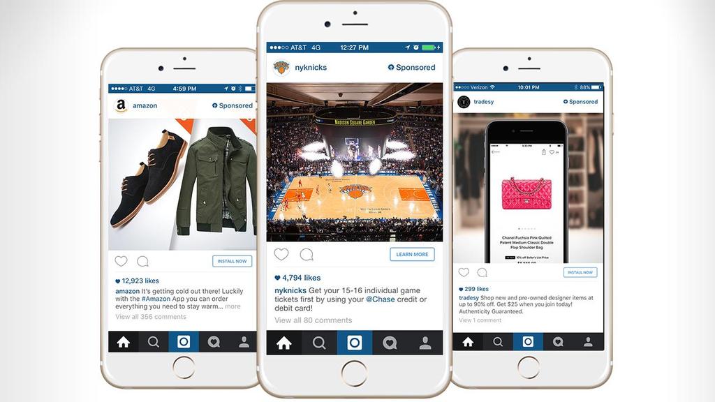 13. Publicidad en Instagram Visibilidad: feed de noticias de Instagram Formato: anuncio de imagen Desde octubre de 2015 también podemos hacer campañas en Instagram.