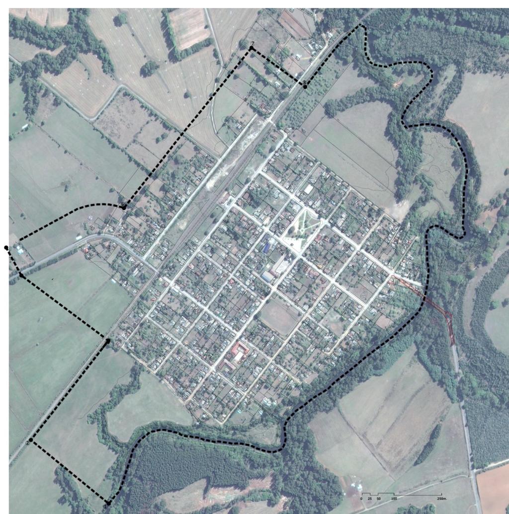 c. Propuesta de ampliación del Limite Urbano para la localidad de Reumén: En Reumén el presente Plan establece un incremento del área urbana establecida en 1974, con el fin de proveer de nuevo suelo