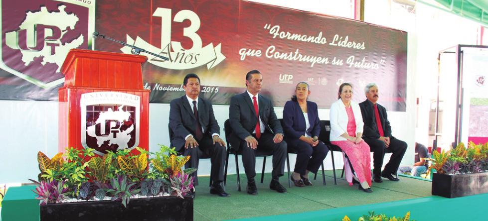 La Universidad Politécnica de Tulancingo (UPT), llevó a cabo la ceremonia oficial de aniversario, al cumplir trece años al