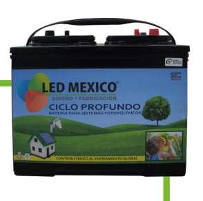 Las baterías LED MEXICO, están diseñadas para uso en sistemas de energía solar y/o eólica, gracias a sus altas capacidades de