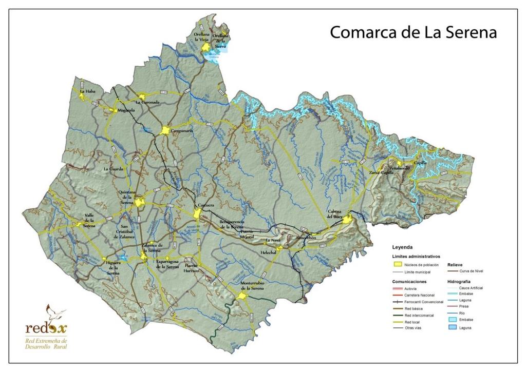 1. Denominación de la comarca. DENOMINACIÓN DE LA COMARCA: Comarca de La Serena. GRUPO DE ACCIÓN LOCAL: Consorcio Centro de Desarrollo Rural La Serena. SIGLAS:.