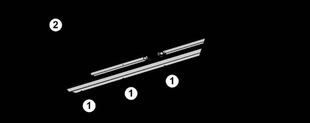 6.2 Sustitución de una lámpara Retire el enchufe eléctrico de la toma de corriente. Las lámparas se encuentran en la cubierta superior. Se puede acceder a ellas a través del lado de servicio. 1.