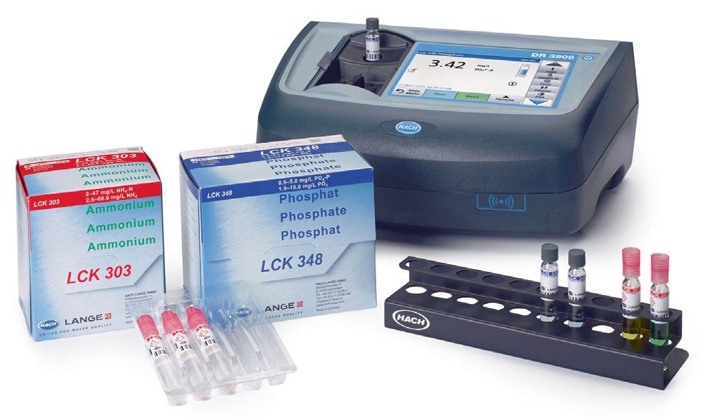 Análisis de agua profesional y sistemático simplificado El fotómetro DR3900 y las cubetas test LCK ofrecen ventajas inigualables para las aplicaciones de análisis de agua más exigentes.