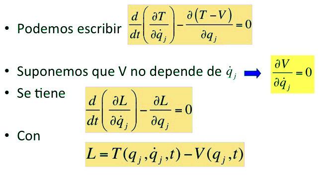 Ecuaciones de Euler-Lagrange Tema 2A (Grupo 2)