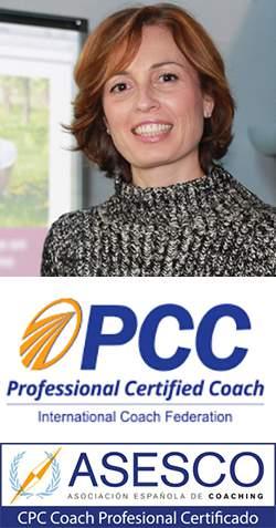 Coach Profesional Certificada CPC por la Asociación Española de Coaching (ASESCO) y por el Organismo Internacional Certificador de Coaches Profesionales (OCC-I). Socia Fundadora de OCC-I.