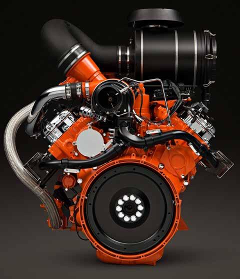 El motor trabaja con un sistema de gas a baja presión, válvula de presión cero, sistema de encendido Bosch, arresta llama y mixer de gas de ajuste variable según la calidad de gas.