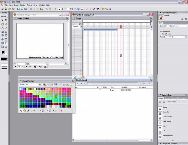MULTIMEDIA EDUCATIVO 5 Adobe Director. Aplicación utilizada para el desarrollo de software multimedia propuesto para la producción de programas ejecutables.