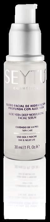 piel. 38 30 ml (1 fl oz) Suero Facial de Hidratación Profunda con Aloe Vera Humectación profunda y prolongada Ayuda a