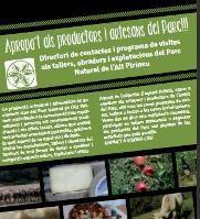 Parque Natural Folleto actualizado como directorio de contactos de unos sesenta productores y artesanos del Parque Natural.