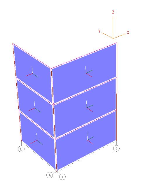 Se trabajan tres tipos de paneles según el número de direcciones (2, 3 o 6) en que tiene rigidez cada nudo del panel.