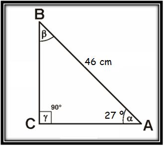 Conociendo un lado y un ángulo 1. Hallamos otro lado mediante la razón trigonométrica que relaciona el lado y el ángulo conocido. 2.