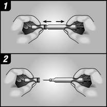 Cómo preparo la inyección de Neupopeg? Antes de inyectarse Neupopeg, debe hacer lo siguiente: 1. Coja el cilindro de la jeringa y suavemente quite la cubierta de la aguja sin girarla.