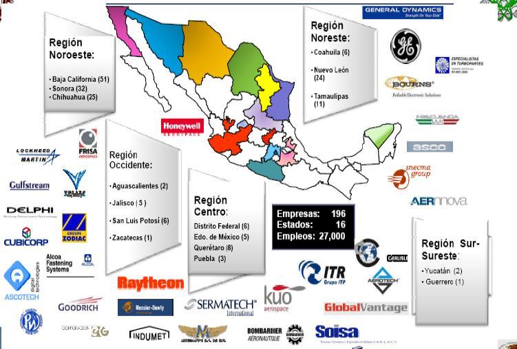 Industria Aeroespacial en México Existe un crecimiento