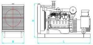 Especificaciones de Cabina A prueba de Sonido La admision de aire y salida multiple garantizan la potencia del generador.