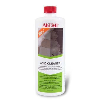 ACID CLEANER - Limpieza Final de Construcción Producto de limpieza concentrado a base de ácidos orgánicos con agentes tensioactivos no-iónicos y sustancias auxiliares, no hay vapores corrosivos, sin