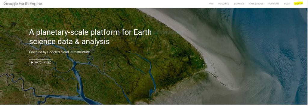 1.- Manual de ayuda para conocer la plataforma Google Earth Engine Google Earth Engine (en adelante EE) es una plataforma que nos permite acceder a información espacial que tienen en sus bases de
