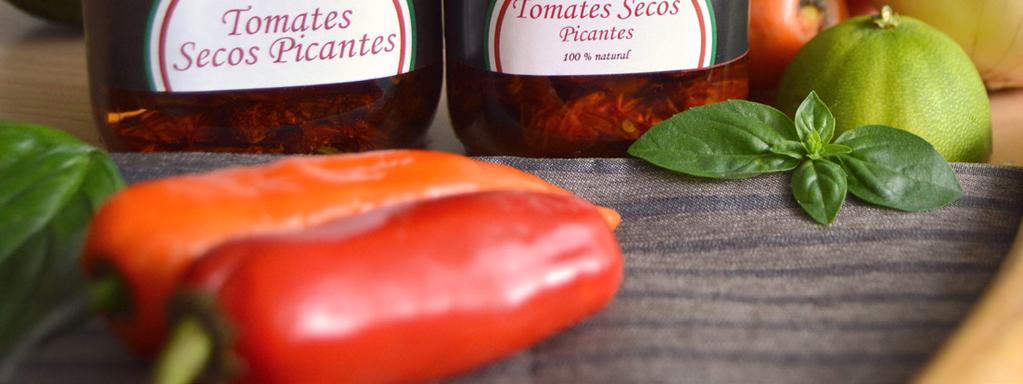 Conservas Tomates Secos Picantes Variación con sabor picante de