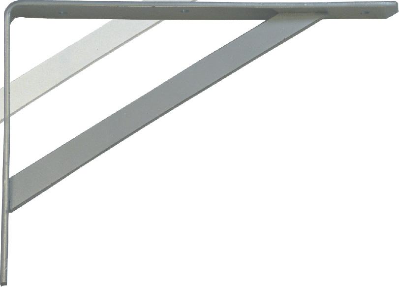PALOMILLA REFORZADA Strong shelf bracket 37530 blanco 37540 blanco 375 blanco 37630 gris 37640 gris 376 gris 300x0 mm