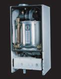 Ventilador modulante proporcional aire/gas: mantiene el rendimiento de combustión estable, desde el 25% al 100%. Muy silenciosa.