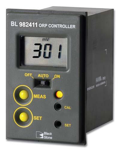 SECCION S.qxp 09/06/2005 11.21 Page 7 BL 982411 Minicontrolador de ORP BL 982411 es un controlador de ORP (potencial de oxido-reducción) para la instalación de panel.