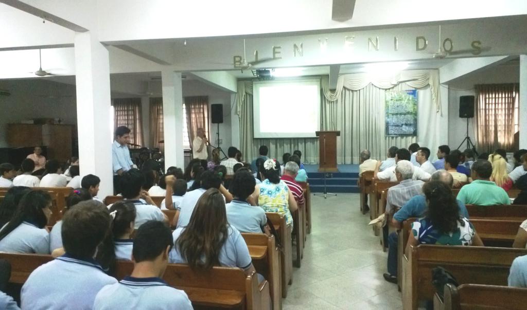 En un acto realizado en el Colegio Cristiano Sudamericano de la ciudad de Fernando de la Mora, el 23 de octubre pasado, se realizó el lanzamiento del Proyecto Todos juntos luchemos contra el dengue.