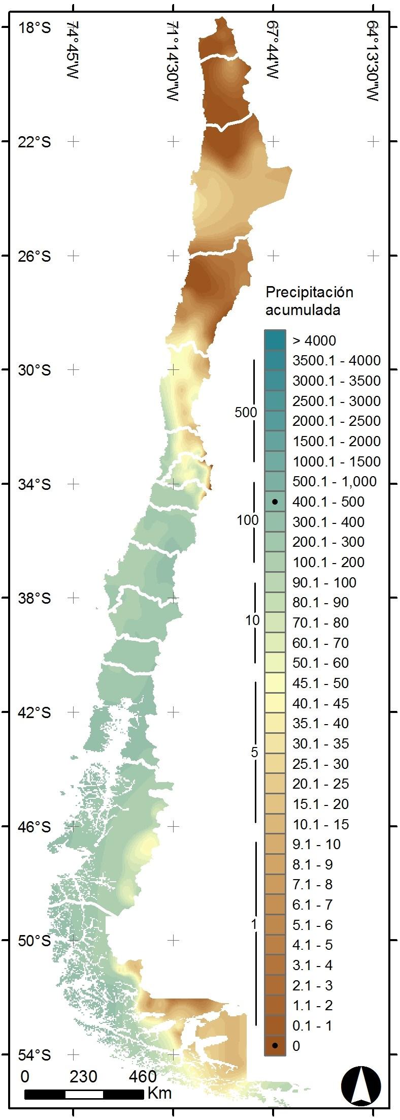 Boletín Precipitación Precipitación Mensual En el Altiplano no, específicamente en la ciudad Putre, no se registraron precipitaciones durante el mes, coincidiendo con la estación seca la región