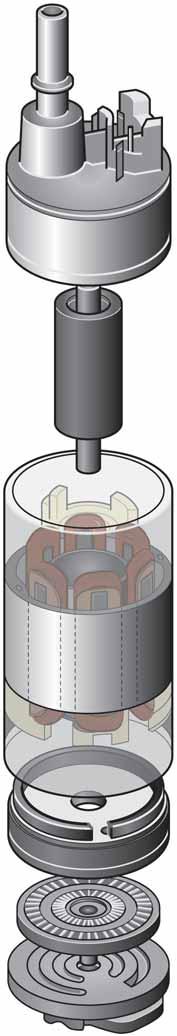 Bomba de preelevación de combustible G6 La bomba de preelevación de combustible G6 viene configurada como motor "EC"(EC: electronically commutated).