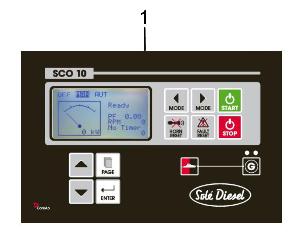 Kit Panel Instrumentos 60974600S Kit Doble Panel SCO 10 1 60972101S 1 Panel COMAP SCO 10