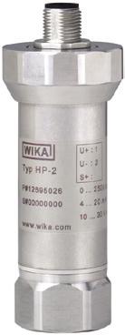 Presión Sensor de presión Para aplicaciones con presiones elevadas, hasta 15.000 bar Modelo HP-2 Hoja técnica WIKA PE 81.