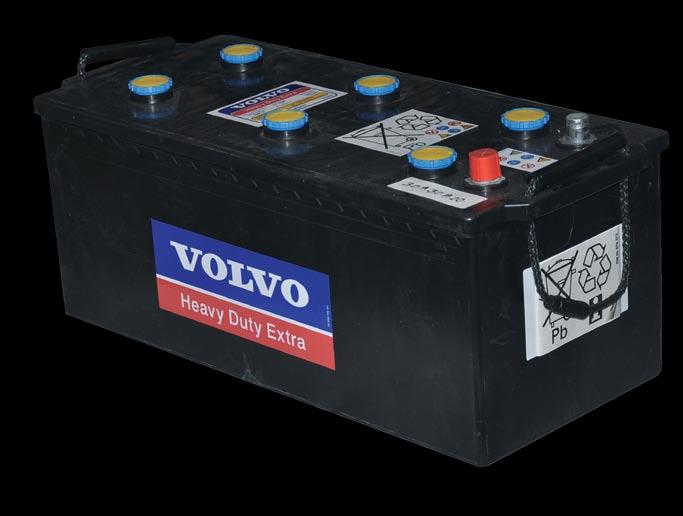 todo el equipo que posee un camión moderno. Las baterías genuinas Volvo están especialmente diseñadas para proporcionar energía adicional para el arranque.
